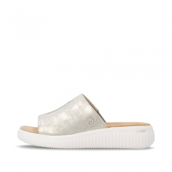 Remonte Damen Pantoletten - Gold Remonte Damen Pantoletten - Gold