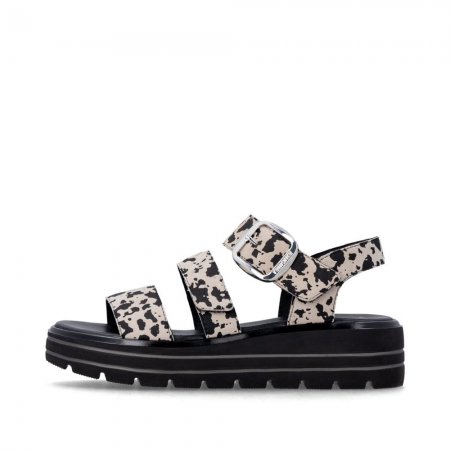Remonte Damen Keilsandaletten - Animalprint Remonte Damen Keilsandaletten - Animalprint
