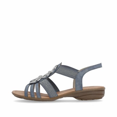 Remonte Damen Riemchensandalen - Blau Remonte Damen Riemchensandalen - Blau
